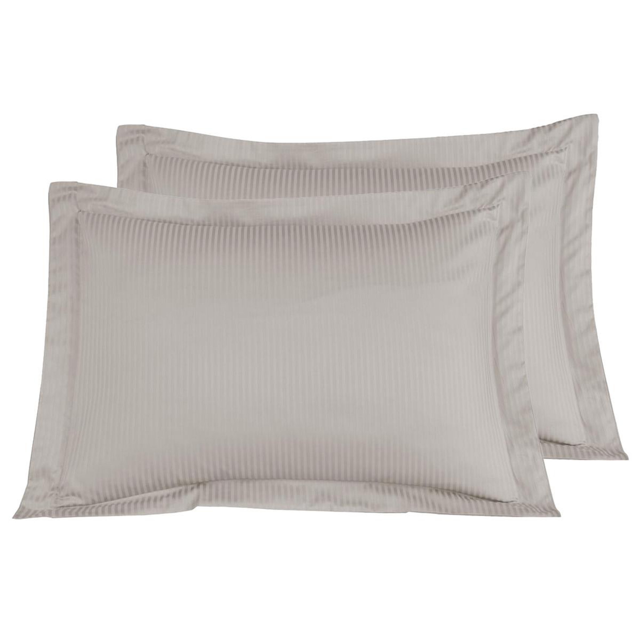 Voir la diapositive 4 : Sensei Maison Parure housse de couette rayée satin + 2 taies 50x70 cm VERSALUXE