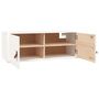 Voir la diapositive 5 : VIDAXL Armoire murale Blanc 80x30x30 cm Bois de pin massif