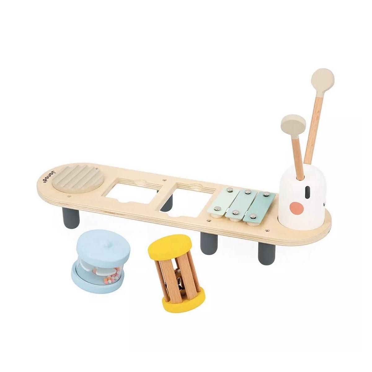 Juratoys-Janod Stand d eveil sonore - Chenille