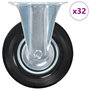 Voir la diapositive 1 : VIDAXL 32 pcs Roulettes fixes 125 mm