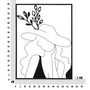 Voir la diapositive 6 : Paris Prix Décoration Murale Encadrée en Métal  Elegant  80cm Noir