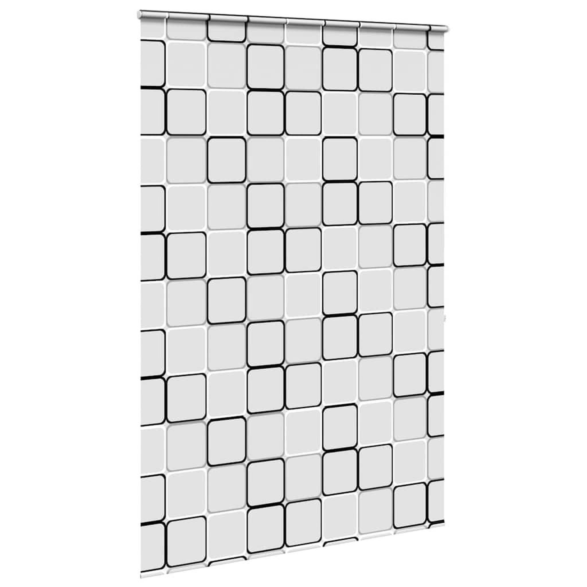 Voir la diapositive 3 : VIDAXL Store enrouleur de douche avec cassette largeur du tissu 146 cm