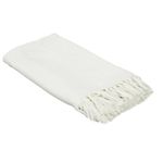 Paris Prix Jeté de Canapé  Gaufré  130x160cm Ivoire