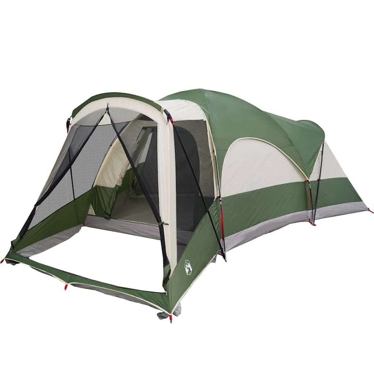 VIDAXL Tente familiale tunnel 8 personnes vert impermeable