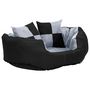 Voir la diapositive 2 : VIDAXL Coussin reversible lavable pour chien Gris et noir 65x50x20 cm