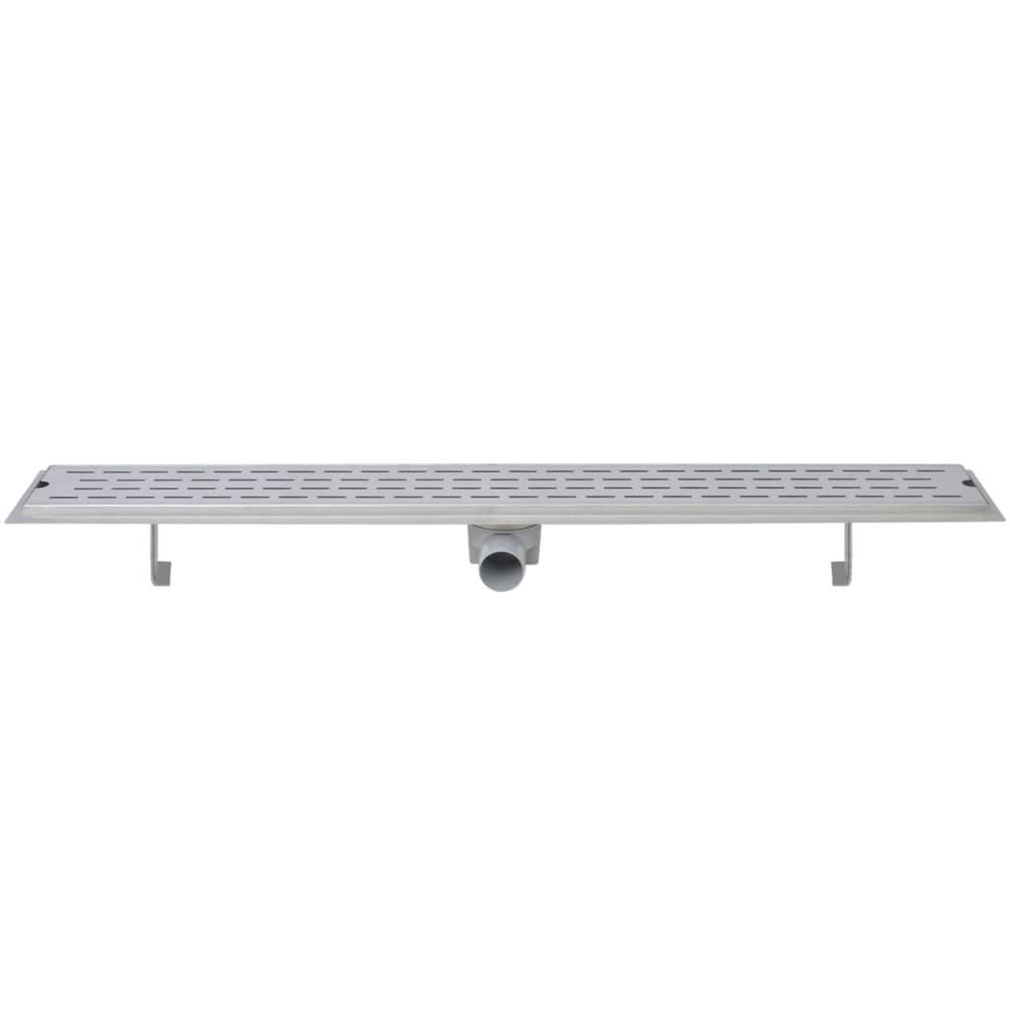 Voir la diapositive 5 : VIDAXL Drain de douche lineaire 2pcs Ligne 1030x140mm Acier inoxydable