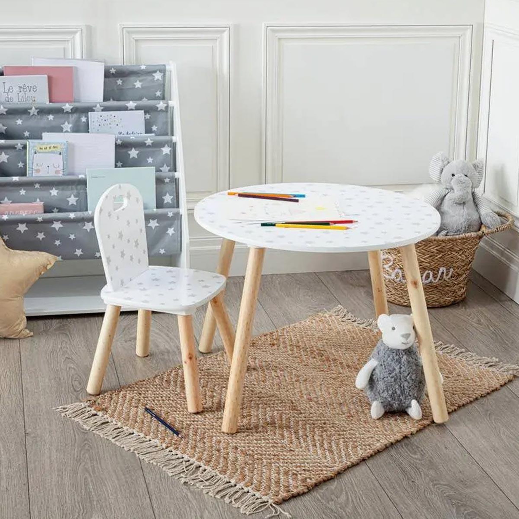 Voir la diapositive 5 : Atmosphera Kids Table enfant Douceur