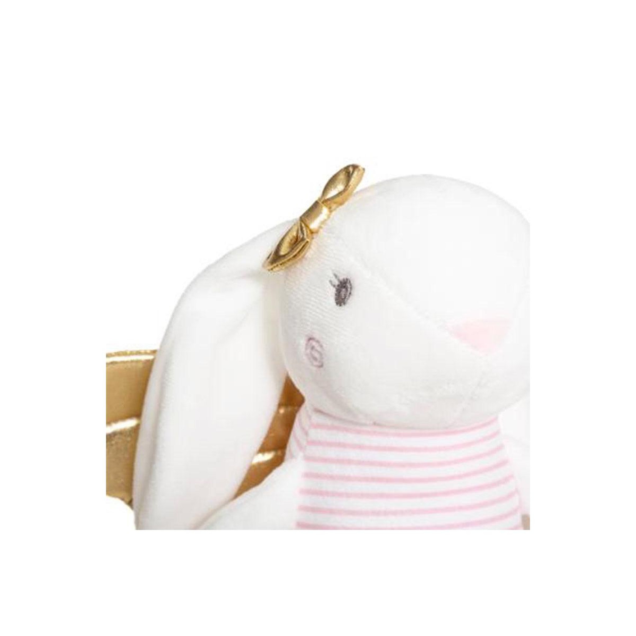 Voir la diapositive 5 : Atmosphera Kids Peluche enfant  lapin glitter  40cm blanc