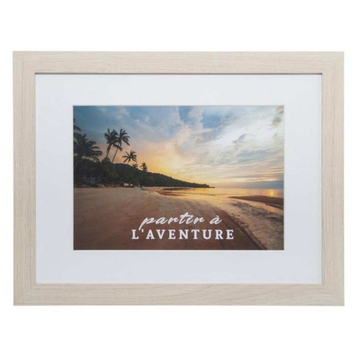 ATMOSPHERA Cadre Photo Déco  Josh  40x50cm Naturel