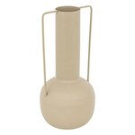 ATMOSPHERA Vase Design en Métal  Sylvain  29cm Beige Lin