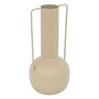 Voir la diapositive 1 : ATMOSPHERA Vase Design en Métal  Sylvain  29cm Beige Lin