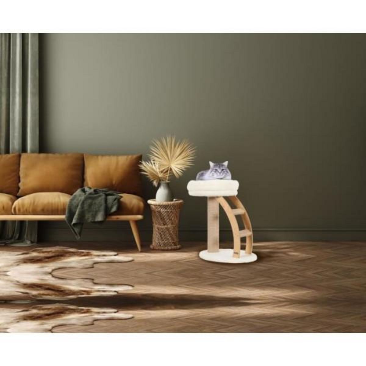 Zolux Arbre a chat griffoir - 2 en 1 - Zolux - Montana - Pour chat - Activité et couchage - 38 x 55 x 55 cm