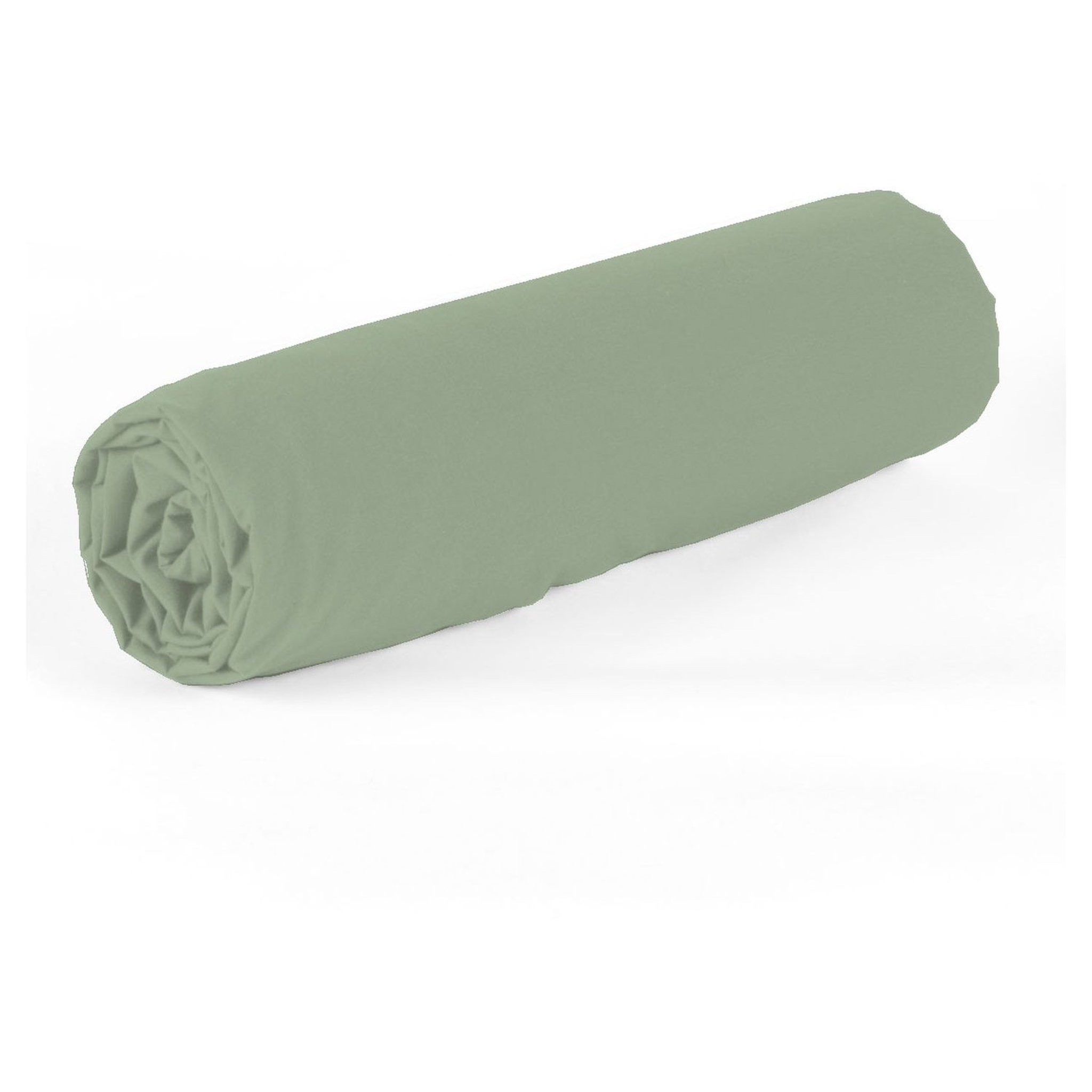 Voir la diapositive 2 : Drap housse uni en polycoton 51 fils 