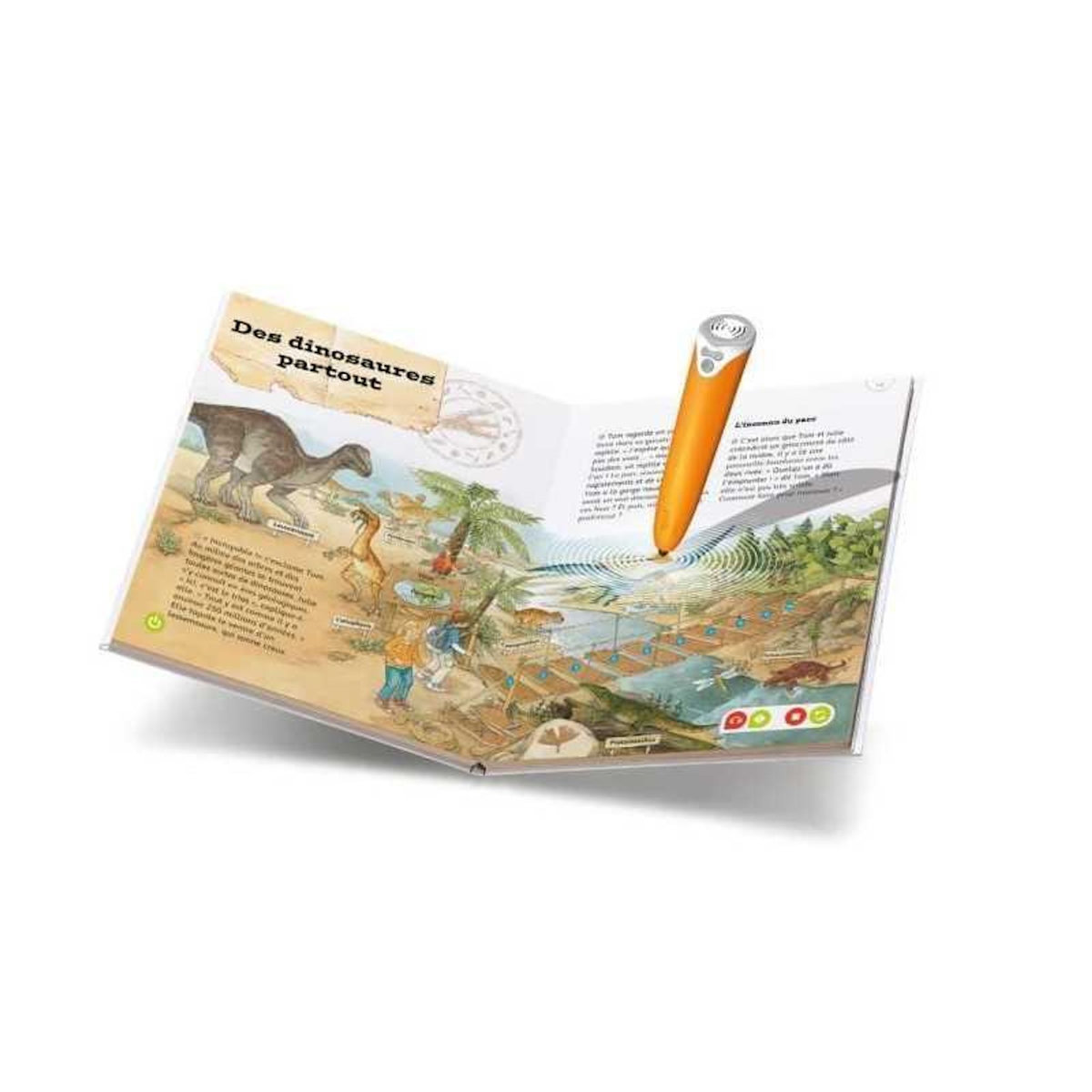 RAVENSBURGER tiptoi, Livre interactif, Destination Savoir Les dinosaures, 7 ans, Ravensburger