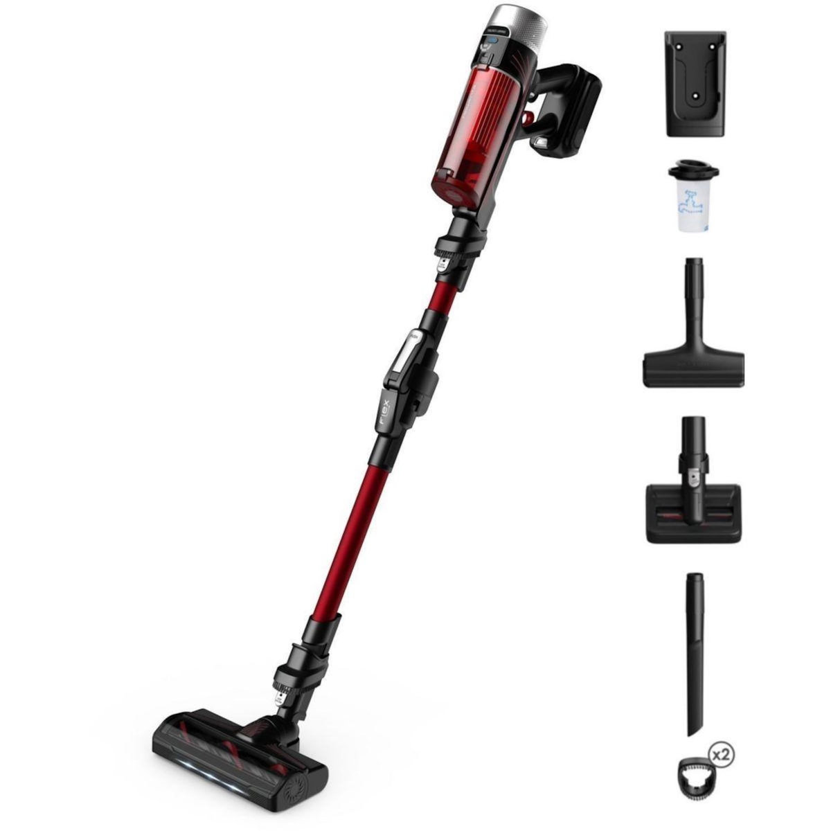 ROWENTA Aspirateur balai X Force Flex 9.60 Kit Animal RH2079WO