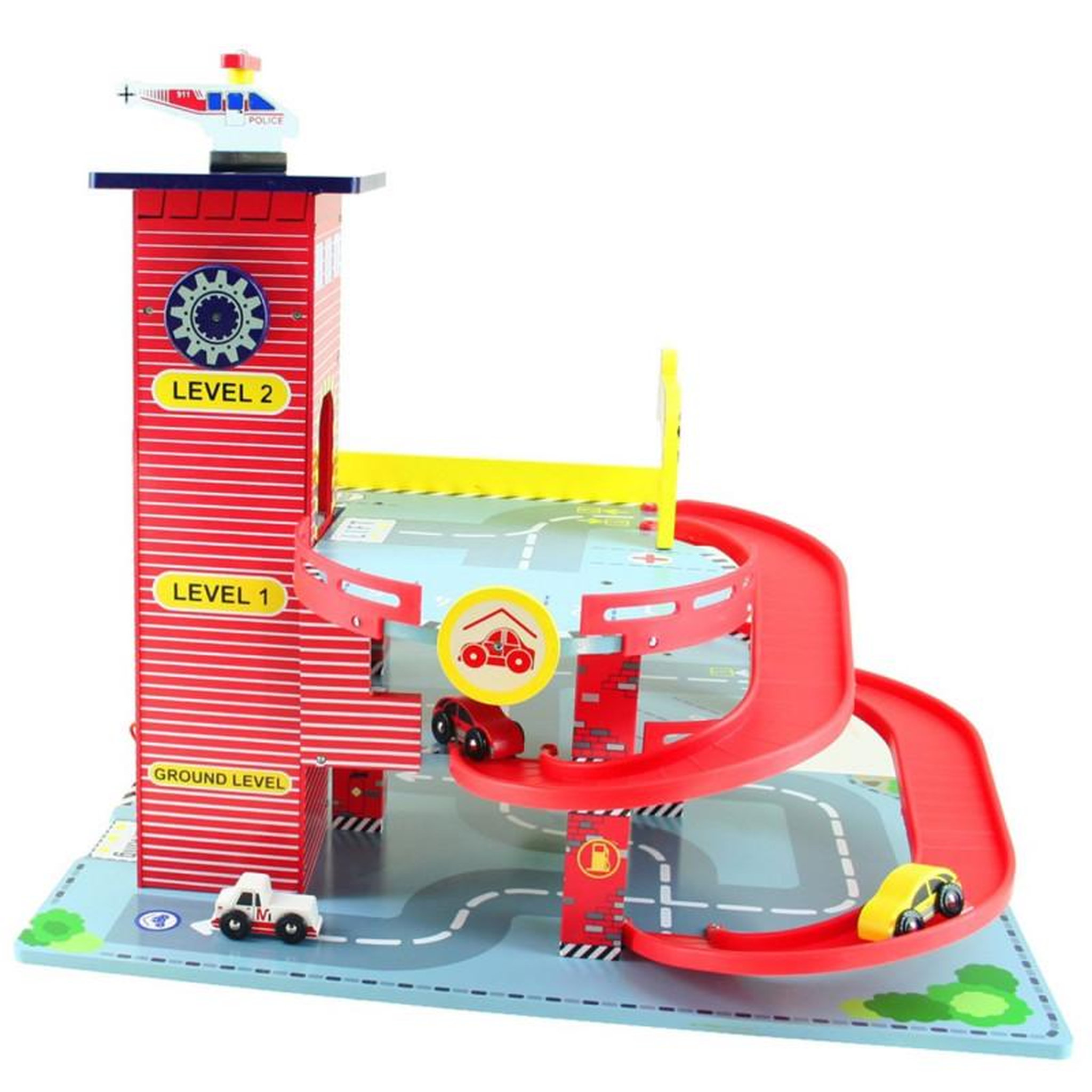 Voir la diapositive 3 : MENTARI Mentari Wooden Garage Red