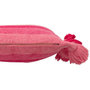 Voir la diapositive 2 : Paris Prix Coussin Déco à Pompons  Polly  50x50cm Rose