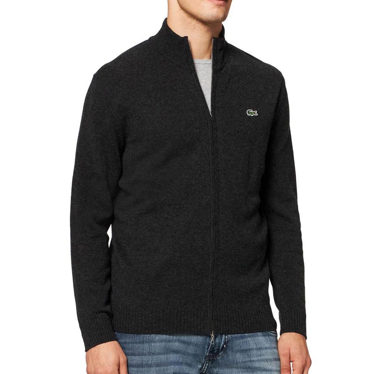 Lacoste Sweat Zippé Noir Homme Lacoste AH1945