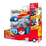 BANDAI Ceinture - BANDAI - Pokémon Clip ‘N' Go - 1 ceinture, 2 Poké Balls et 1 figurine Carapuce 5 cm