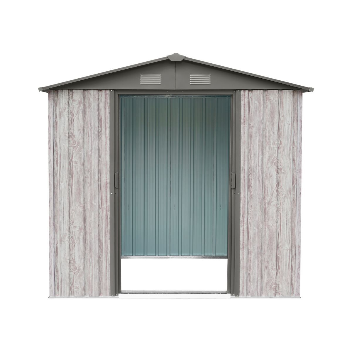 X Métal Abri de jardin métal - 2,54m² - WOODTOUCH