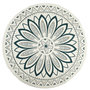 Voir la diapositive 1 : The Home Deco Factory Tapis rond imprimé Mandala vert D90