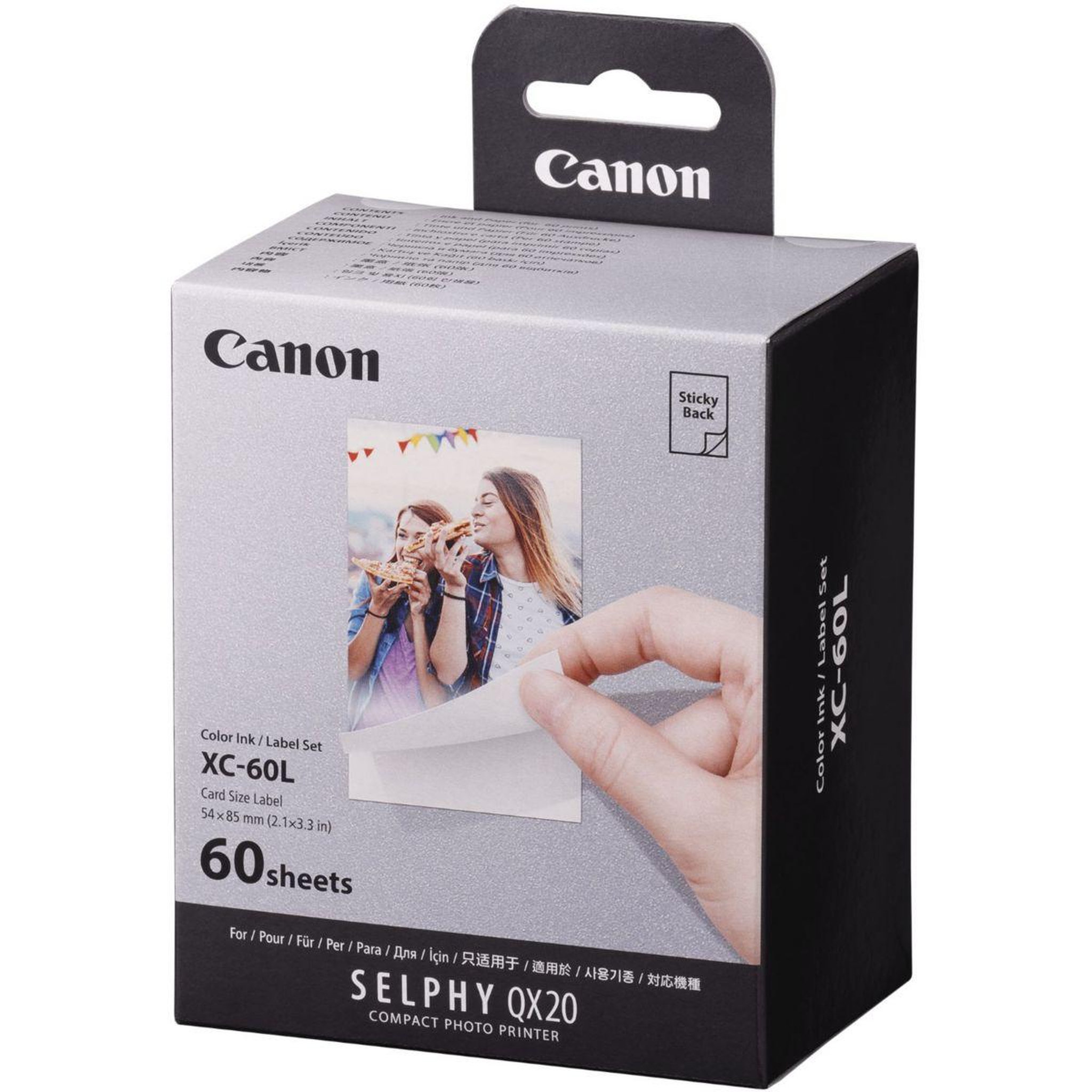 Voir la diapositive 2 : Canon Papier photo instantané XC-60L