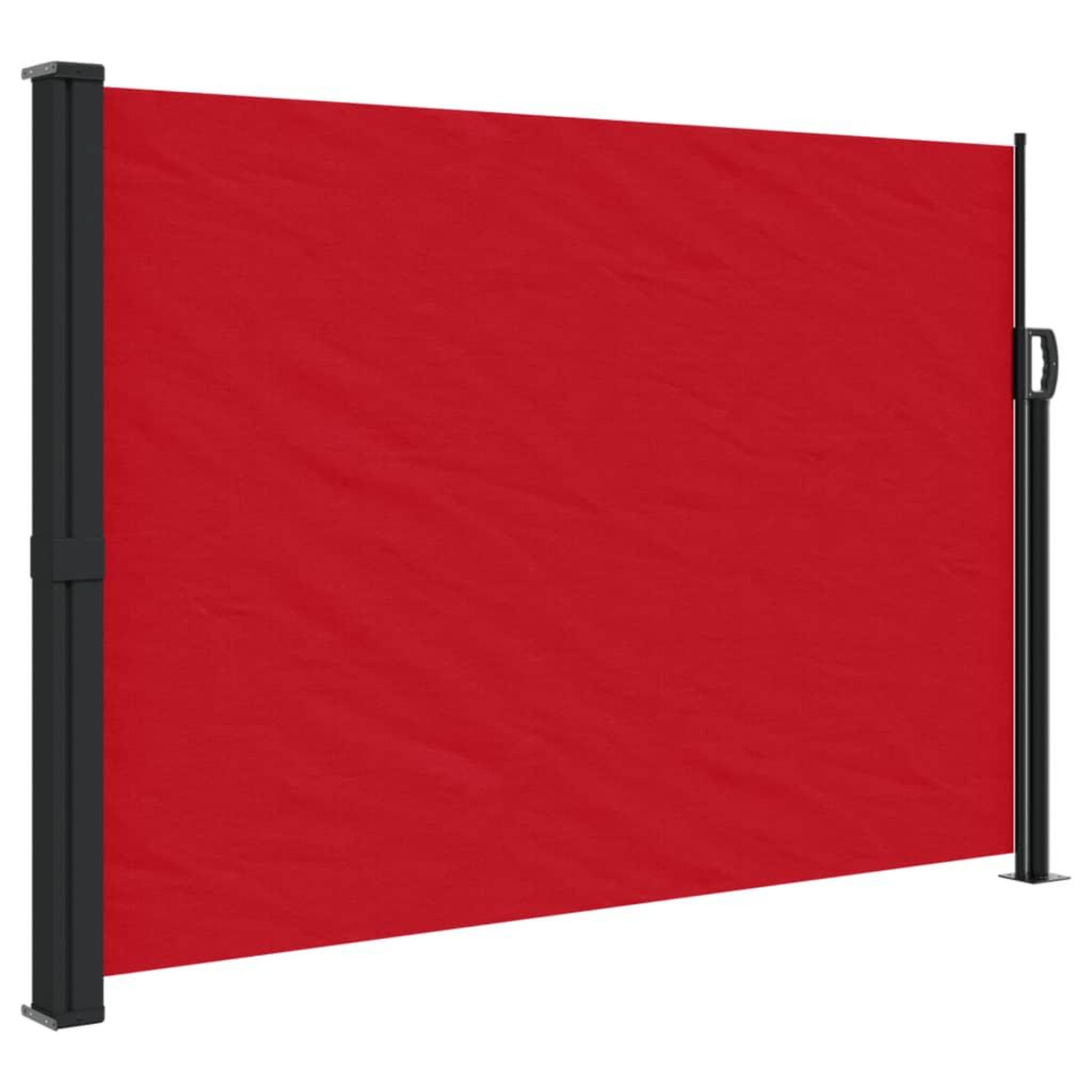 Voir la diapositive 2 : VIDAXL Auvent lateral retractable rouge 140x600 cm