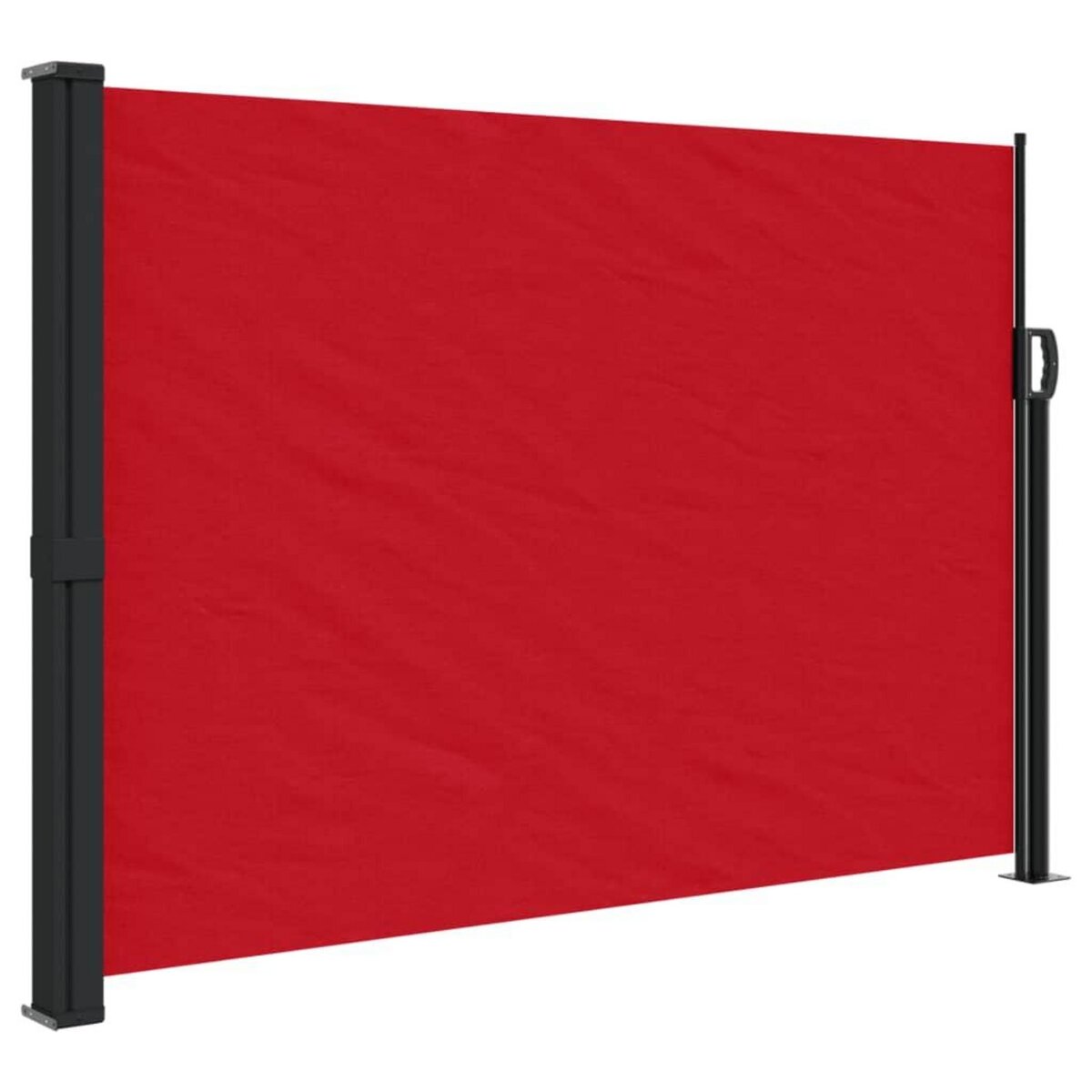 VIDAXL Auvent lateral retractable rouge 140x600 cm