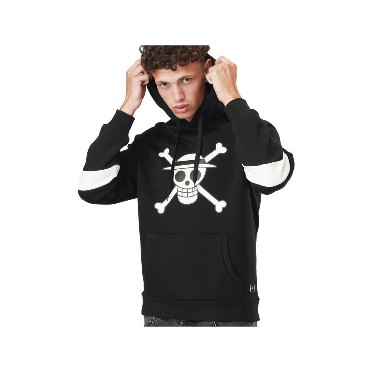 CAPSLAB Sweat à capuche  homme One Piece Skull