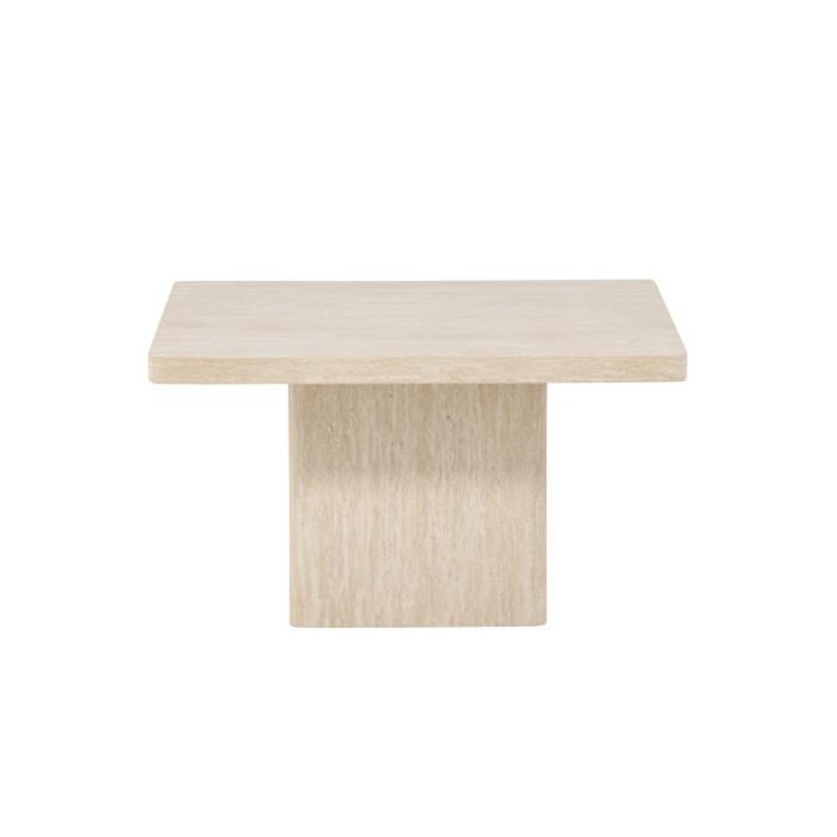 Paris Prix Table Basse Effet Travertin  Qvart  80cm Beige