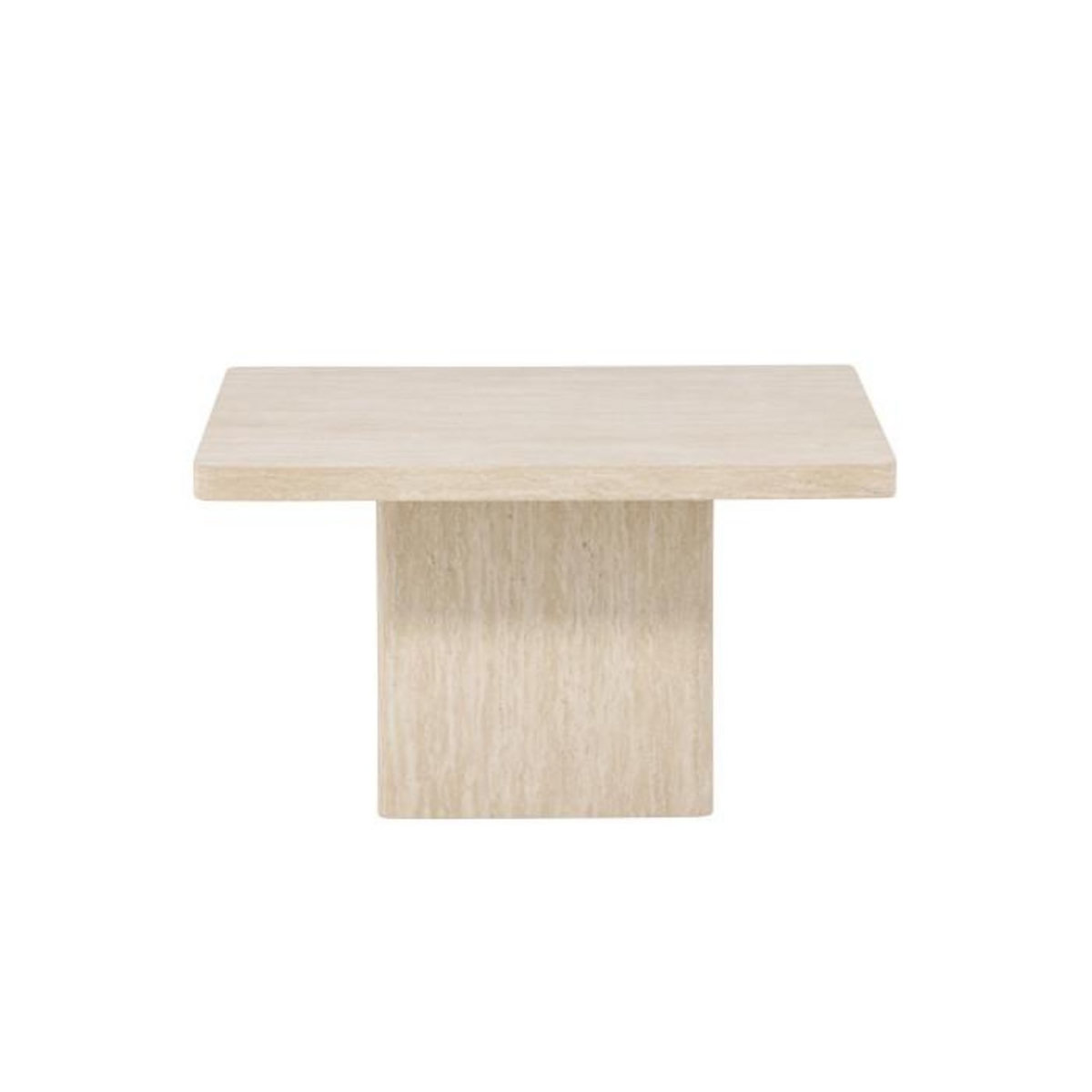 Paris Prix Table Basse Effet Travertin  Qvart  80cm Beige
