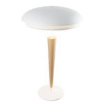 Lumisky Lampe de table sans fil LED LAPIS Blanc Aluminium H36cm