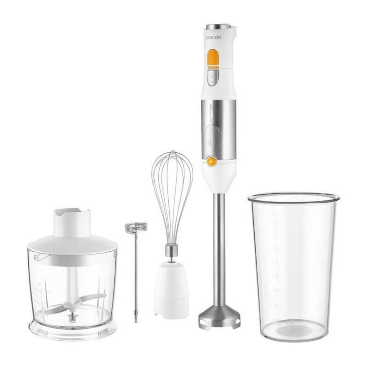 SENCO Mixeur plongeant 5 en 1 - SENCOR - SHB 6301WH - 1200 W - Blanc
