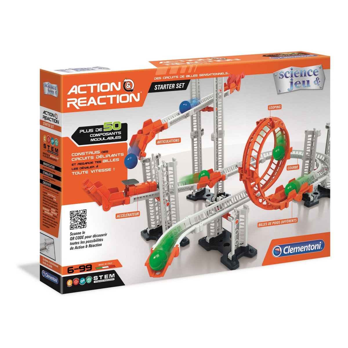 CLEMENTONI Un coffret action & réaction - Kit de démarrage