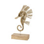 Voir la diapositive 2 : Paris Prix Statue Hippocampe Herbe  Nut  53cm Naturel