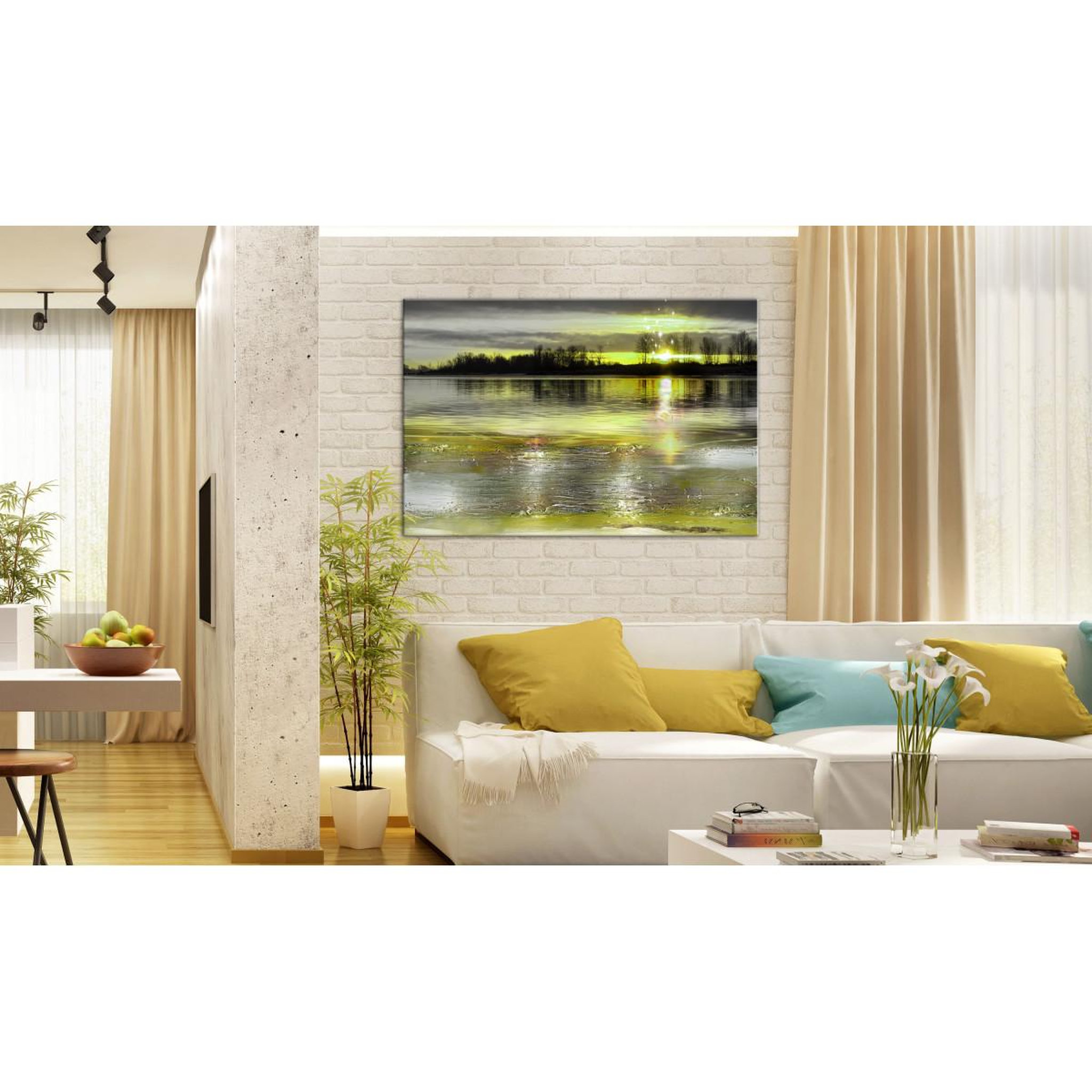 Voir la diapositive 2 : Paris Prix Tableau Imprimé  Quiet Lake