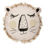 Voir la diapositive 1 : Atmosphera Kids Coussin Déco  Lion Franges  44cm Naturel