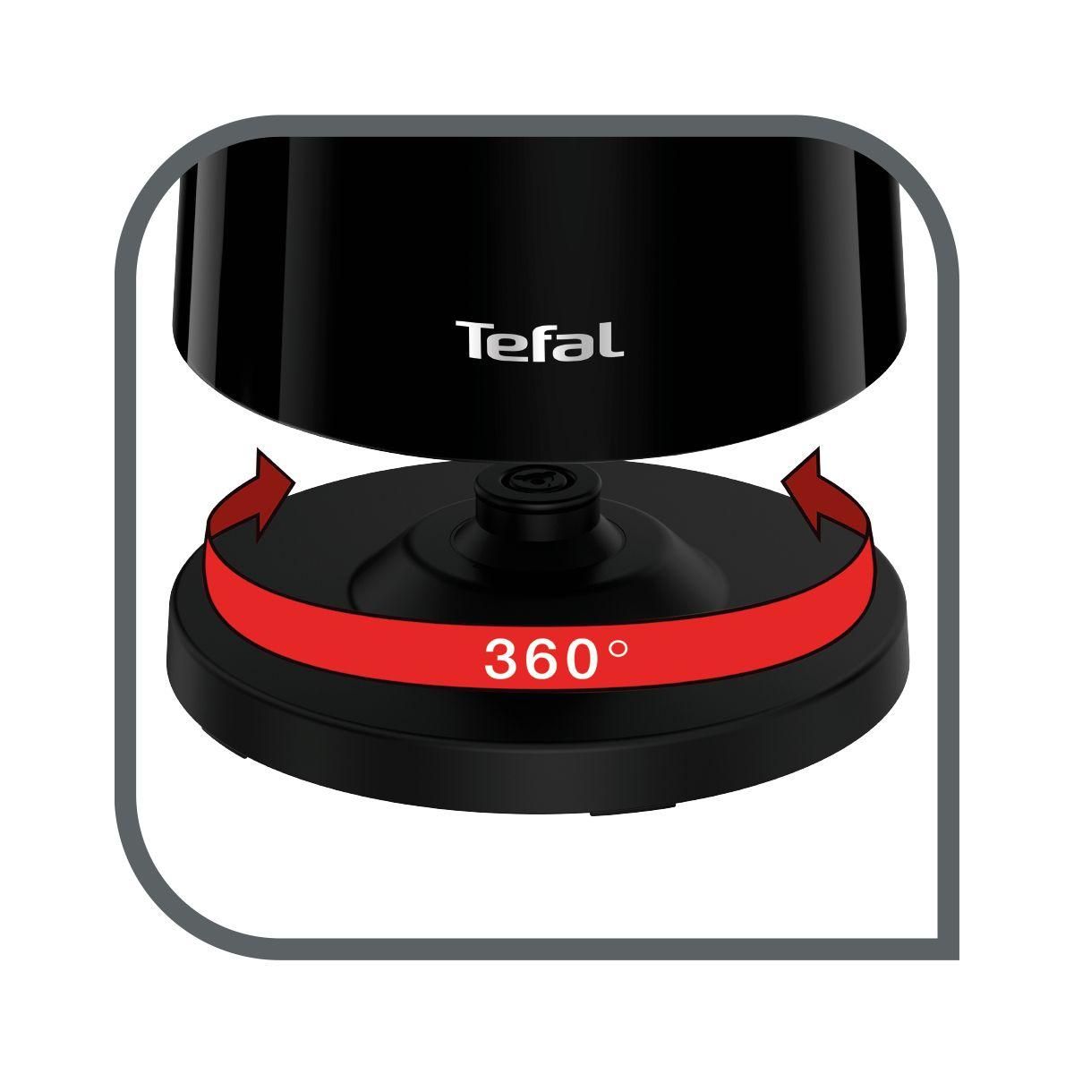 TEFAL Bouilloire à température réglable KO854830 Smart'n light 1L