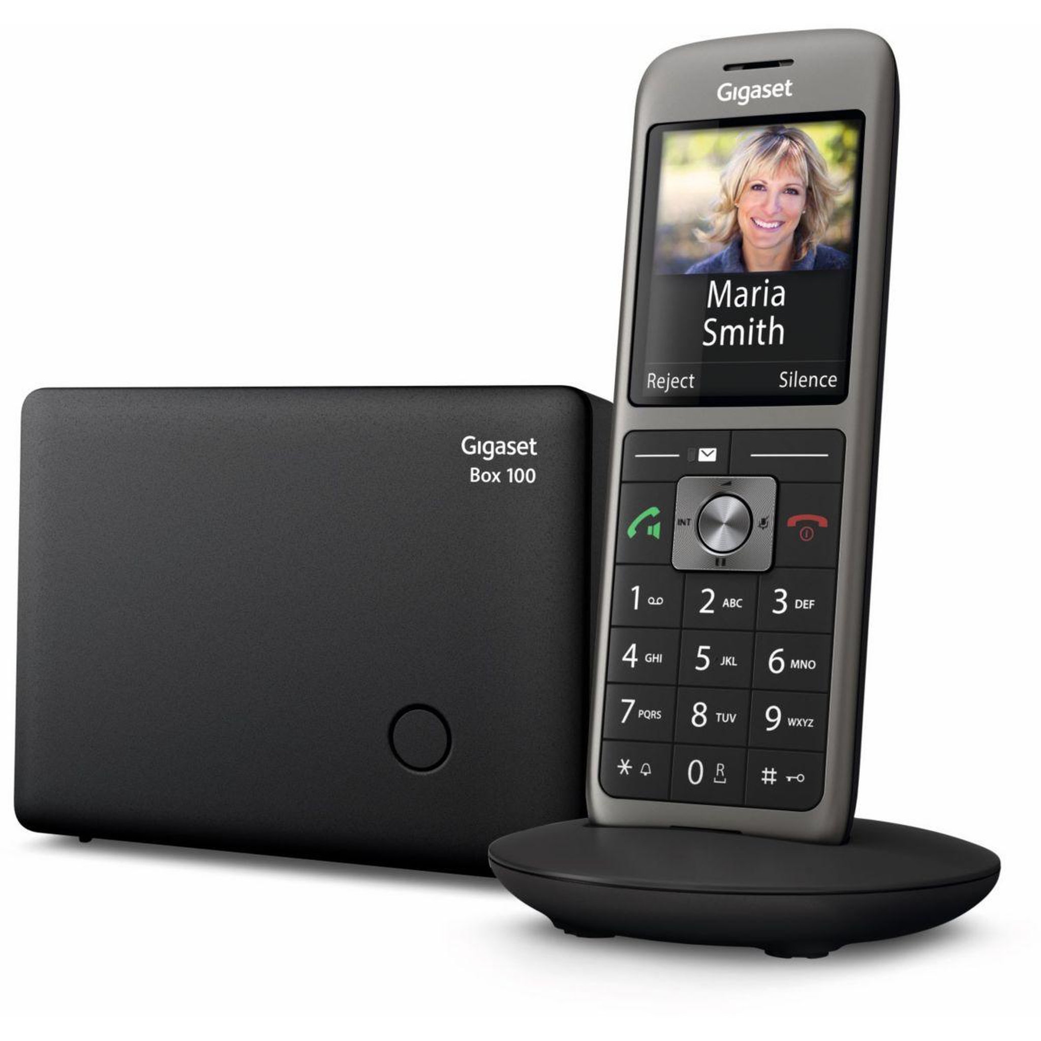 Voir la diapositive 1 : GIGASET Téléphone sans fil CL770 Solo Noir