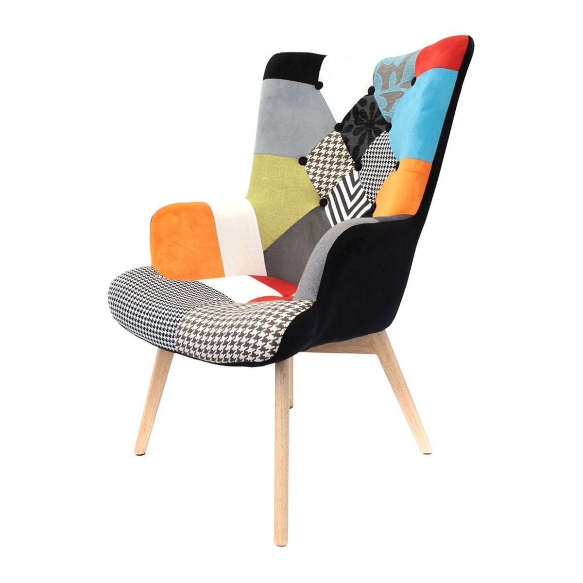 The Home Deco Factory Fauteuil de salon scandi Helsinki