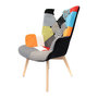 Voir la diapositive 1 : The Home Deco Factory Fauteuil de salon scandi Helsinki