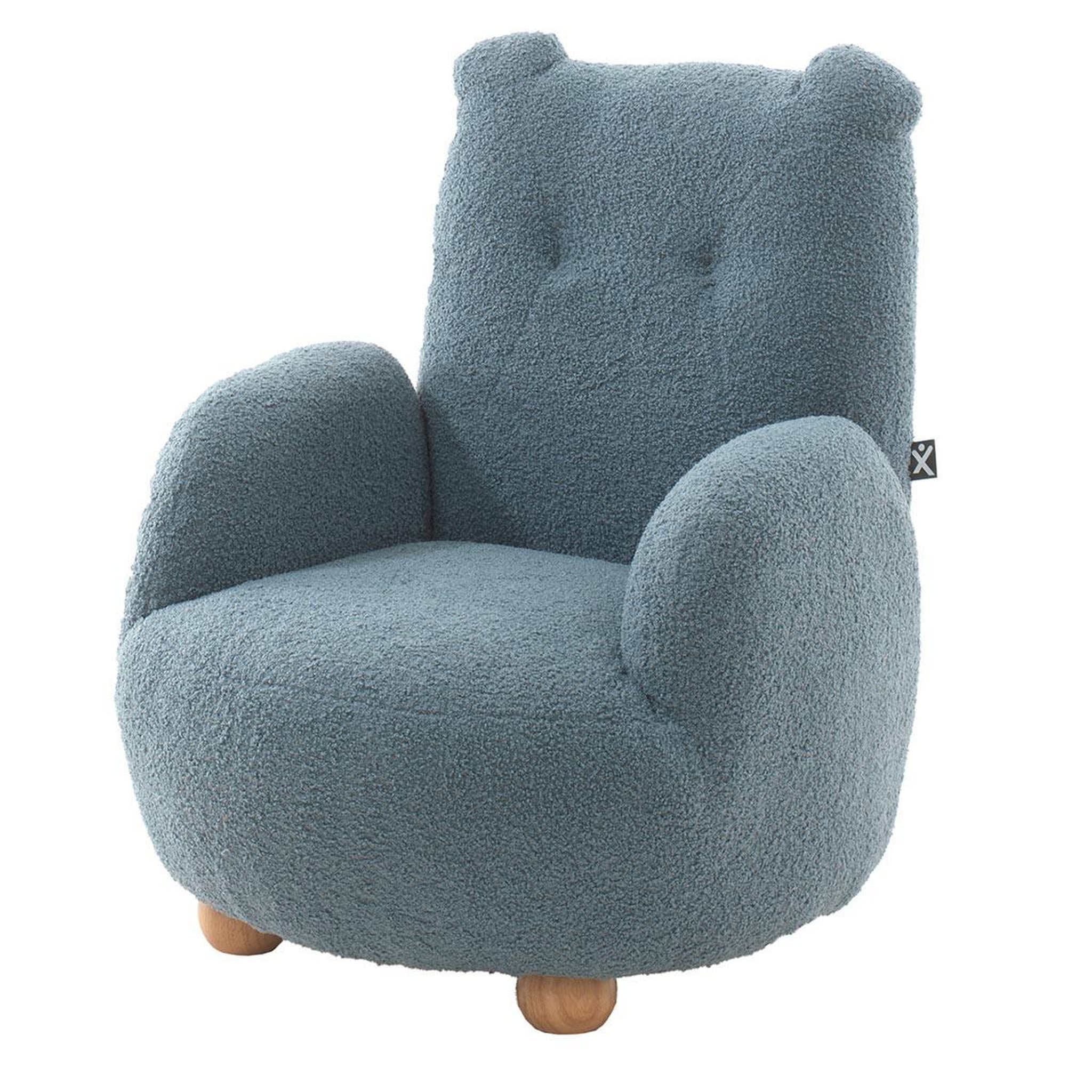 Paris Prix Fauteuil enfant ours  rocky  67cm bleu