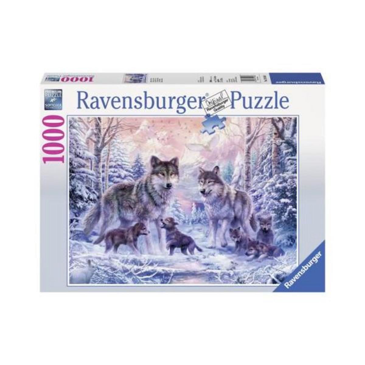 RAVENSBURGER Puzzle 1000 pièces Ravensburger Loups arctiques