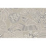 Voir la diapositive 3 : HABITABLE Lot de 2 sets de table motifs tropical WILD - 28 x 43 cm - Ecru