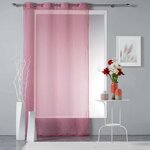 Paris Prix Rideau Voilage à Œillets  Stellaire  140x240cm Rouge