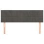Voir la diapositive 3 : VIDAXL Tetes de lit 2 pcs Gris fonce 72x5x78/88 cm Velours