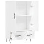 Voir la diapositive 5 : VIDAXL Buffet haut blanc 69,5x31x115 cm bois d'ingenierie