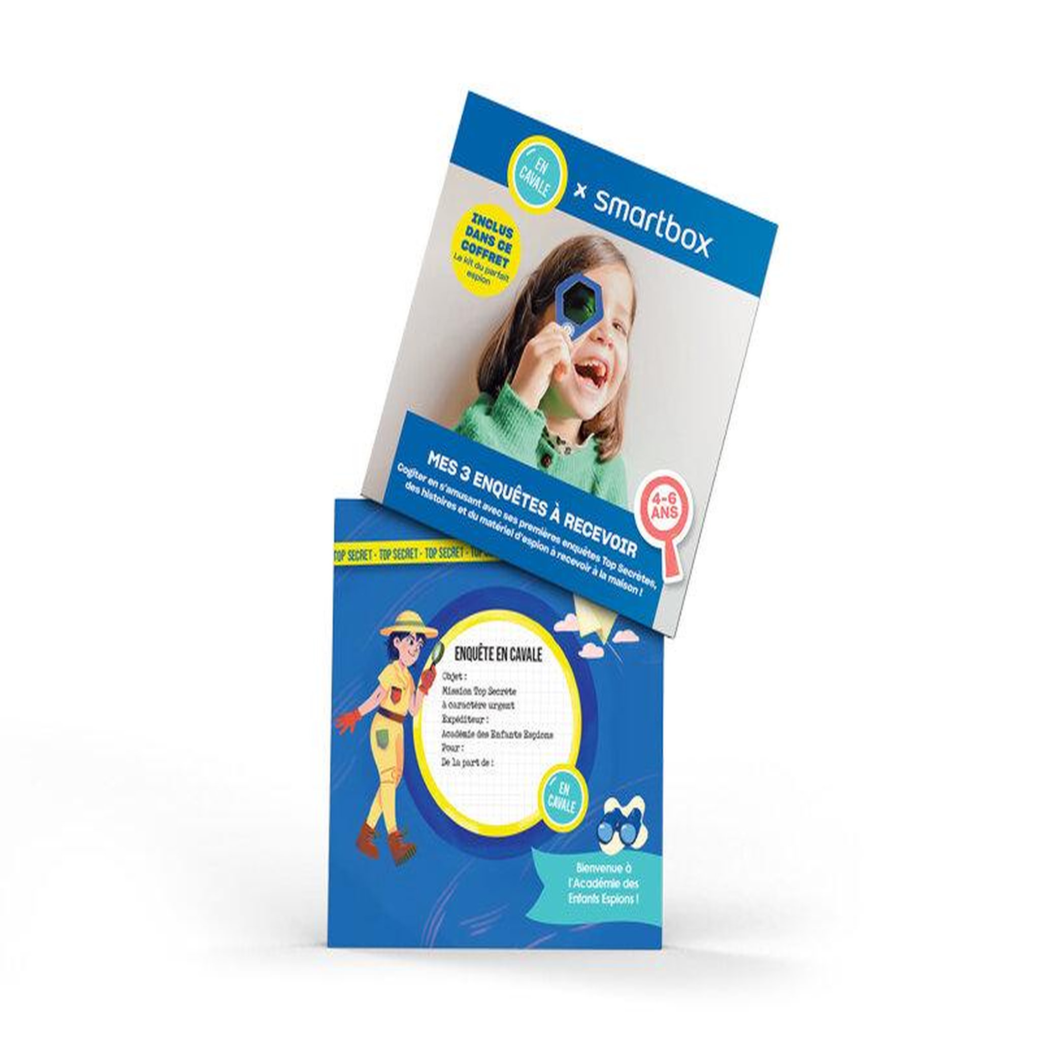 Voir la diapositive 2 : Smartbox 3 enquêtes pour un enfant de 4 à 6 ans à recevoir à la maison - Coffret Cadeau Multi-thèmes