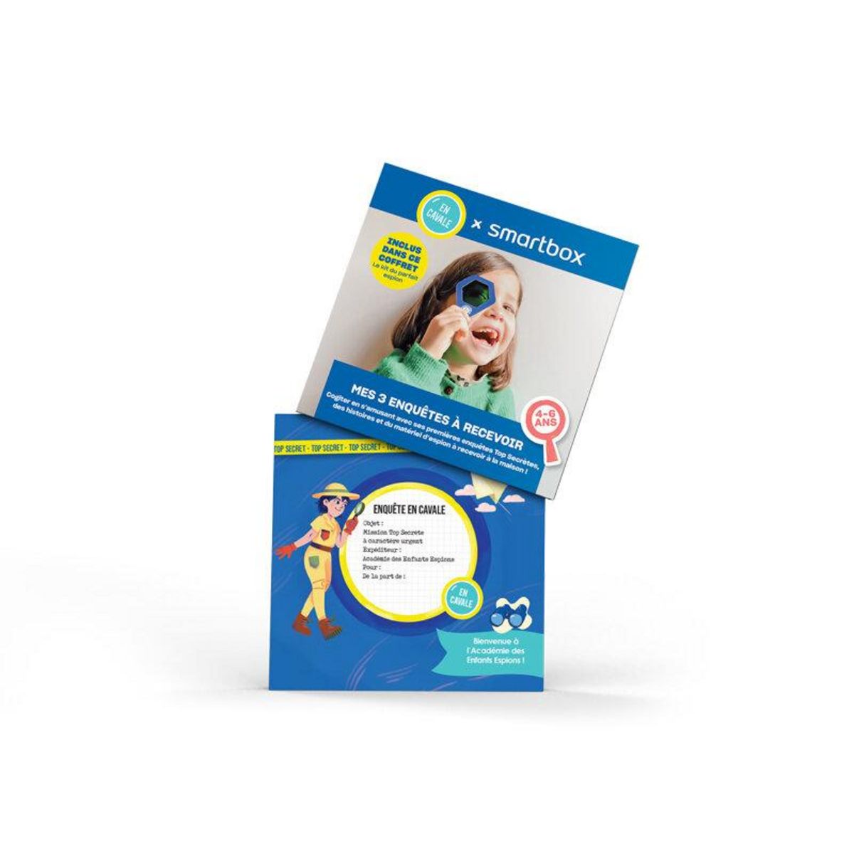 Smartbox 3 enquêtes pour un enfant de 4 à 6 ans à recevoir à la maison - Coffret Cadeau Multi-thèmes
