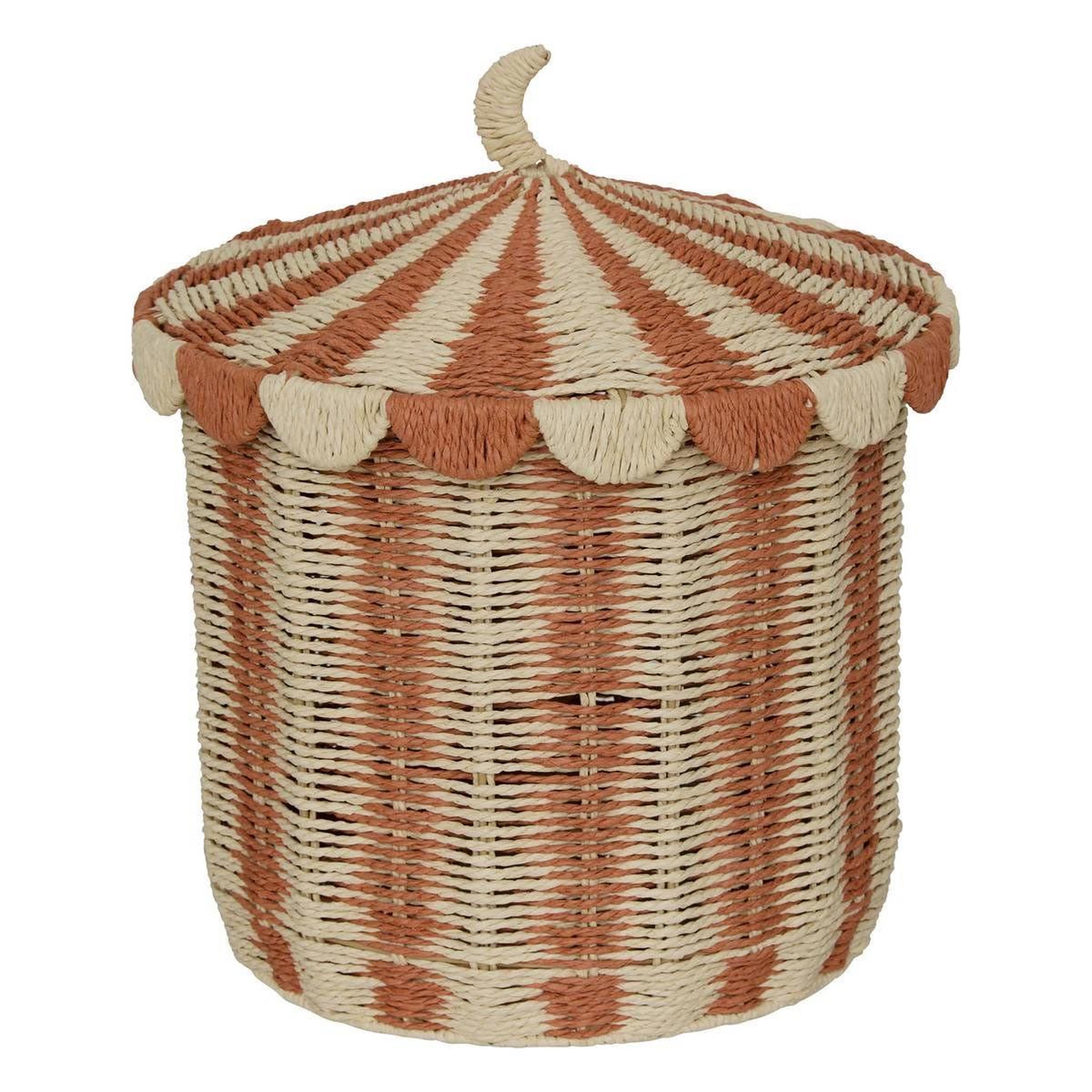 Voir la diapositive 2 : Atmosphera Kids Lot de 2 Paniers de Rangement  Bella  42cm Multicolore